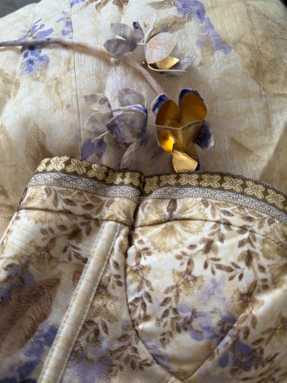 Zimmermann Cream and Lavender Floral Maxi Dress - Picture 11 of 14